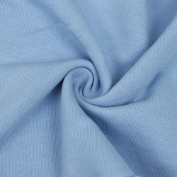 Ткань Футер 3-х нитка, Петля, цвет Светло-Голубой (на отрез)  в Владимире