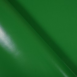 Ткань ПВХ 450 гр/м2, Зелёный (Ширина 160см), на отрез  в Владимире