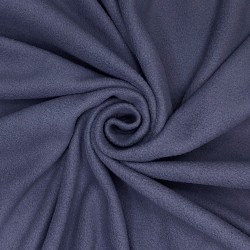 Ткань Флис Односторонний 130 гр/м2, цвет Темно-серый (на отрез)  в Владимире