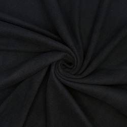 Флис Односторонний 130 гр/м2, цвет Черный (на отрез)  в Владимире