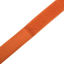 Контактная лента 25мм цвет Оранжевый (велькро-липучка, на отрез)  в Владимире