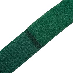 Контактная лента 40мм (38мм) цвет Зелёный (велькро-липучка, на отрез)  в Владимире