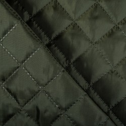 Стеганая подкладочная ткань с синтепоном (100гр/м2), цвет Хаки (на отрез)  в Владимире