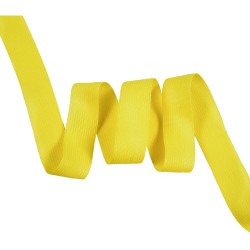 Окантовочная лента-бейка, цвет Жёлтый 22мм (на отрез)  в Владимире